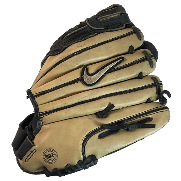 Nike DE Diamond Edge Baseball Glove 11 in Right Hand Throw Web Pocket Black/Tan - Picture 1 of 11